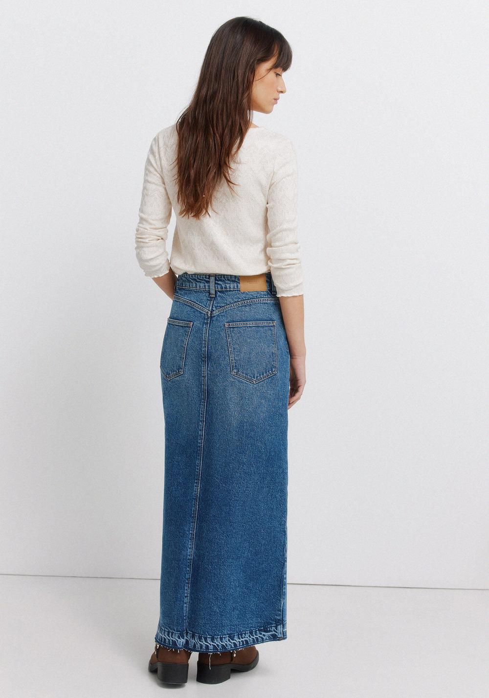 Falda Midi de Mezclilla Springfield 5