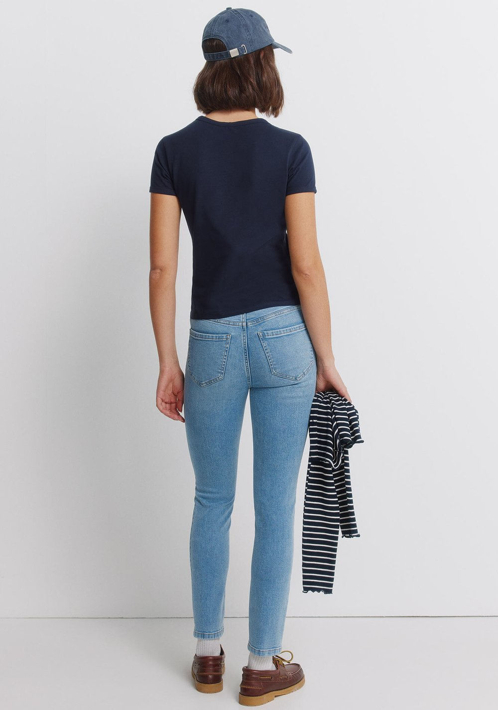 Jeans Ajustados y Recortados Springfield 5