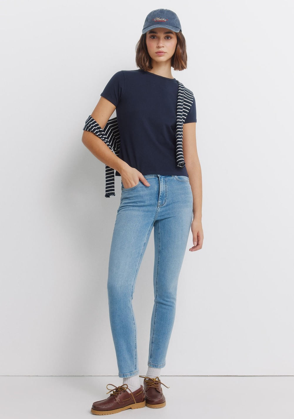 Jeans Ajustados y Recortados Springfield 6