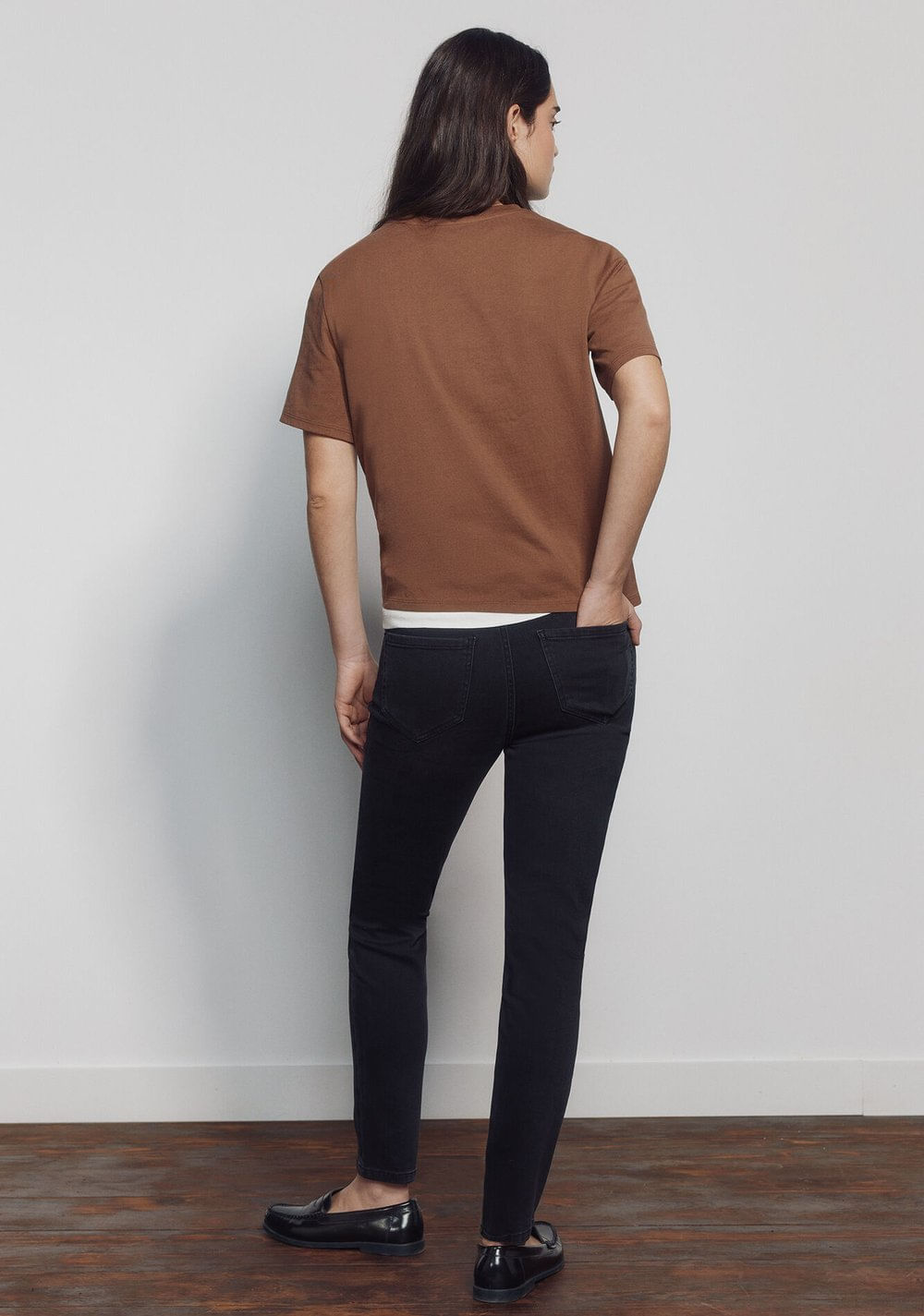 Jeans Ajustados y Recortados Springfield 5