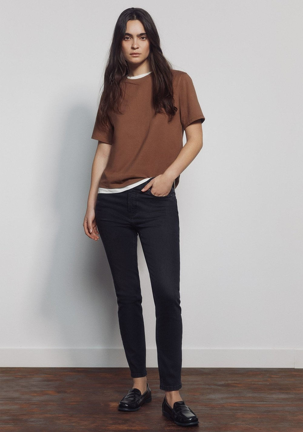 Jeans Ajustados y Recortados Springfield 6