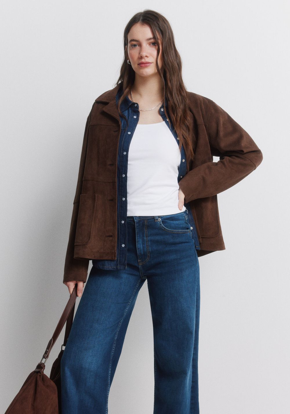Jeans Anchos de Tiro Alto Springfield 2