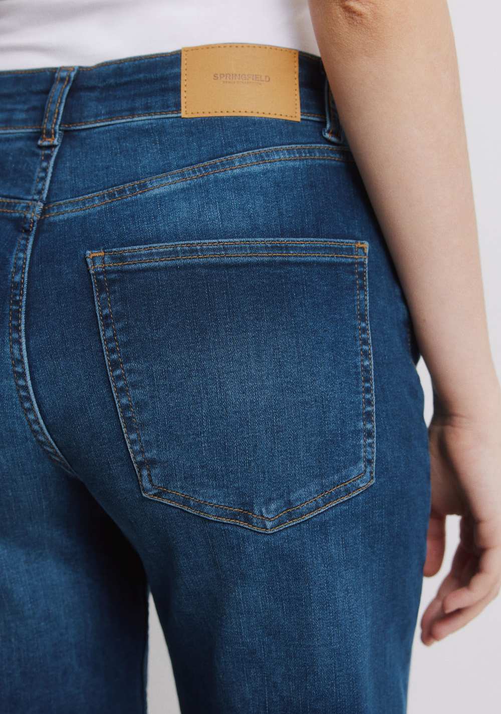 Jeans Anchos de Tiro Alto Springfield 5