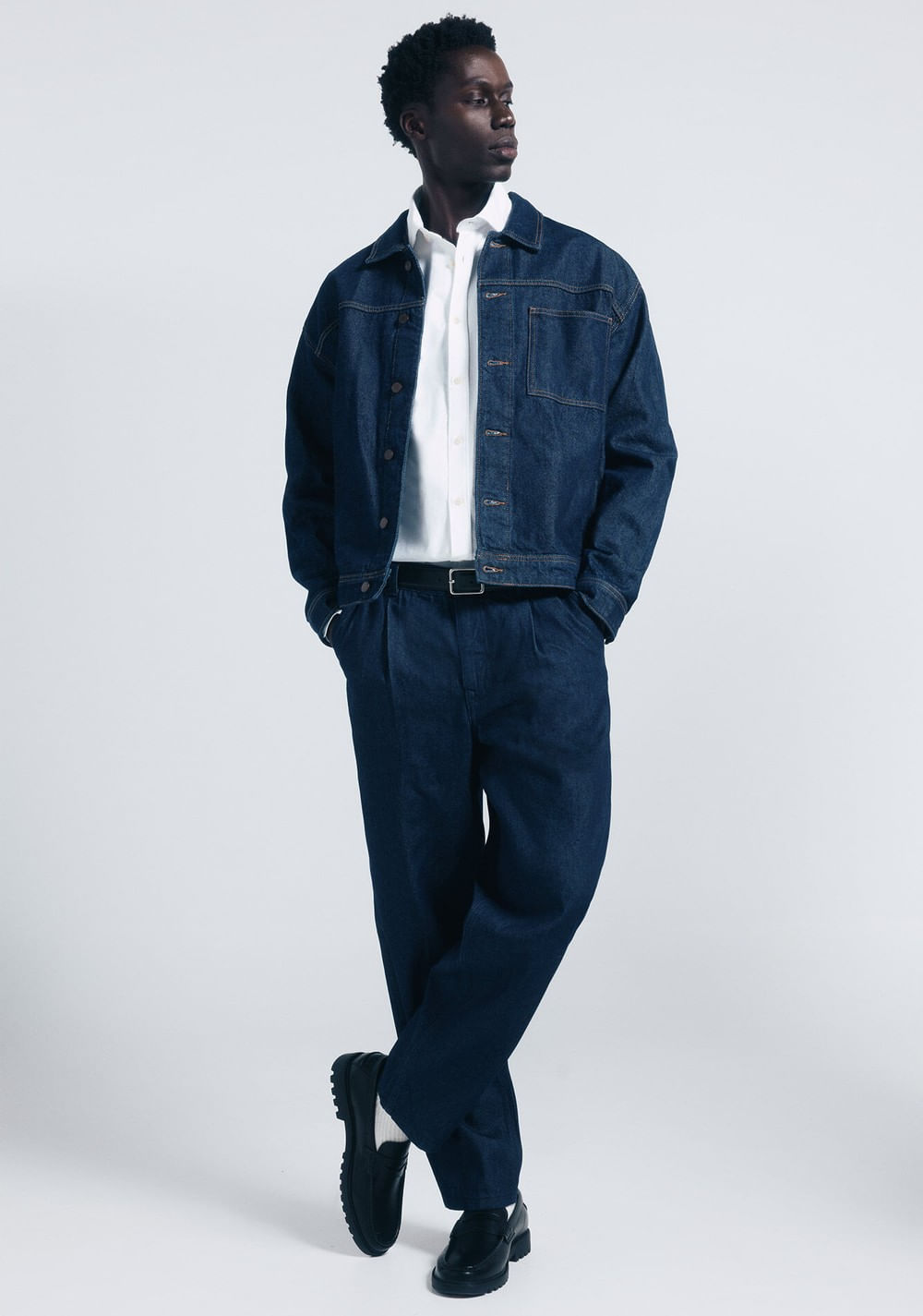 Jeans Chino Efecto Lavado Desencolado Springfield 2