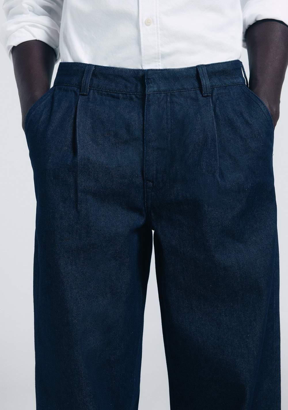 Jeans Chino Efecto Lavado Desencolado Springfield 4