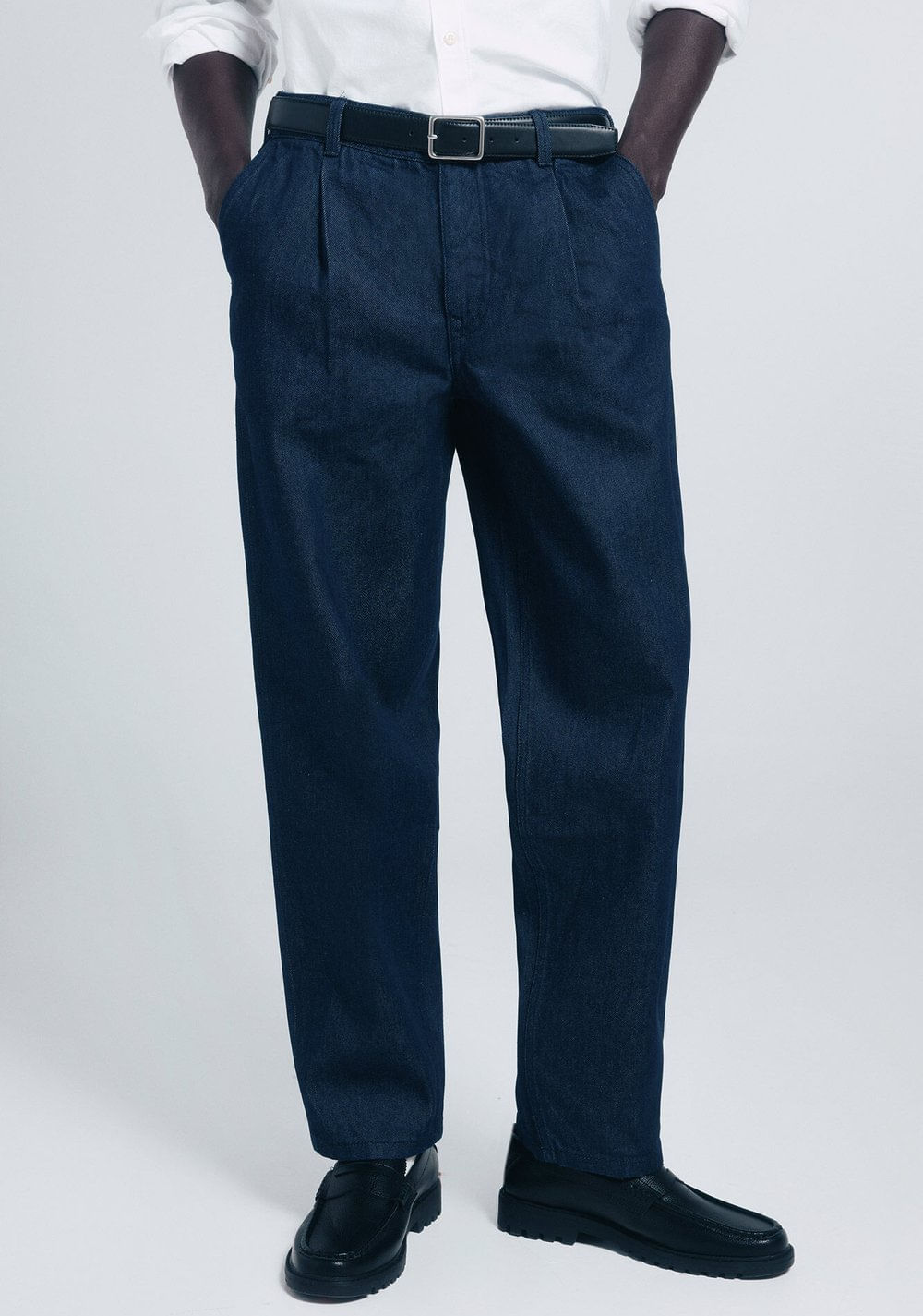 Jeans Chino Efecto Lavado Desencolado Springfield Imagen Principal