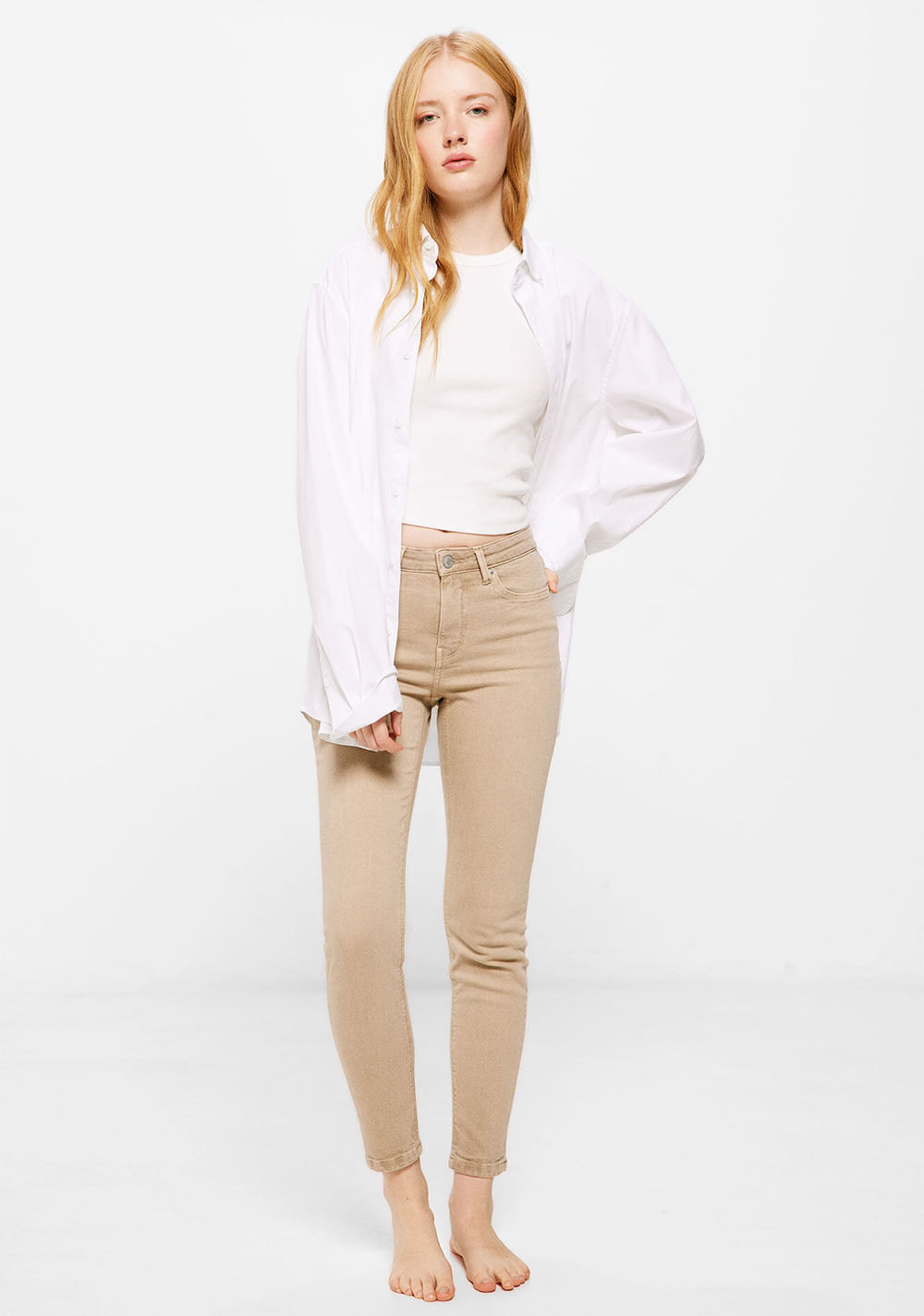 Jeans Color Slim Cropped Springfield 2
