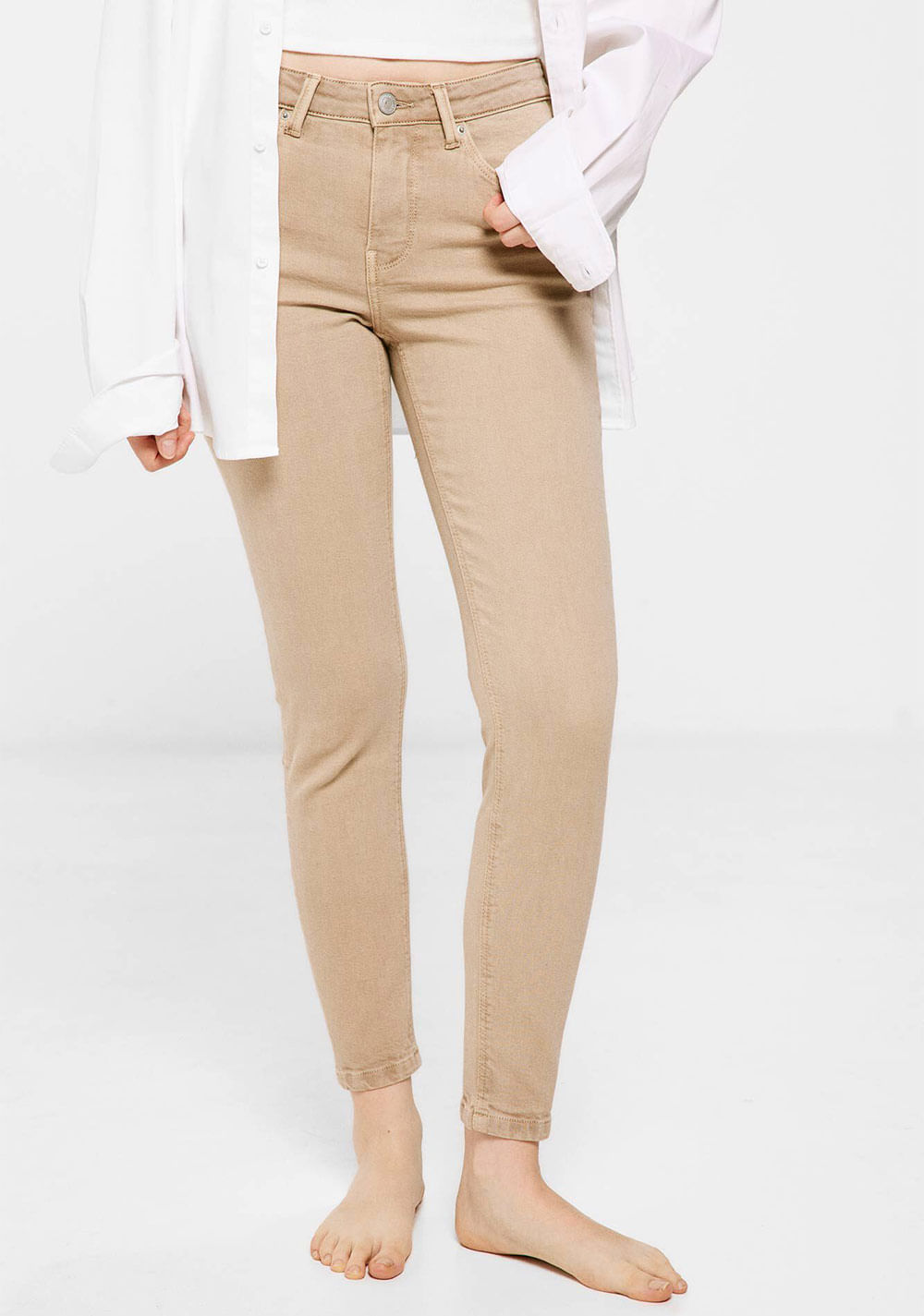 Jeans Color Slim Cropped Springfield Imagen Principal
