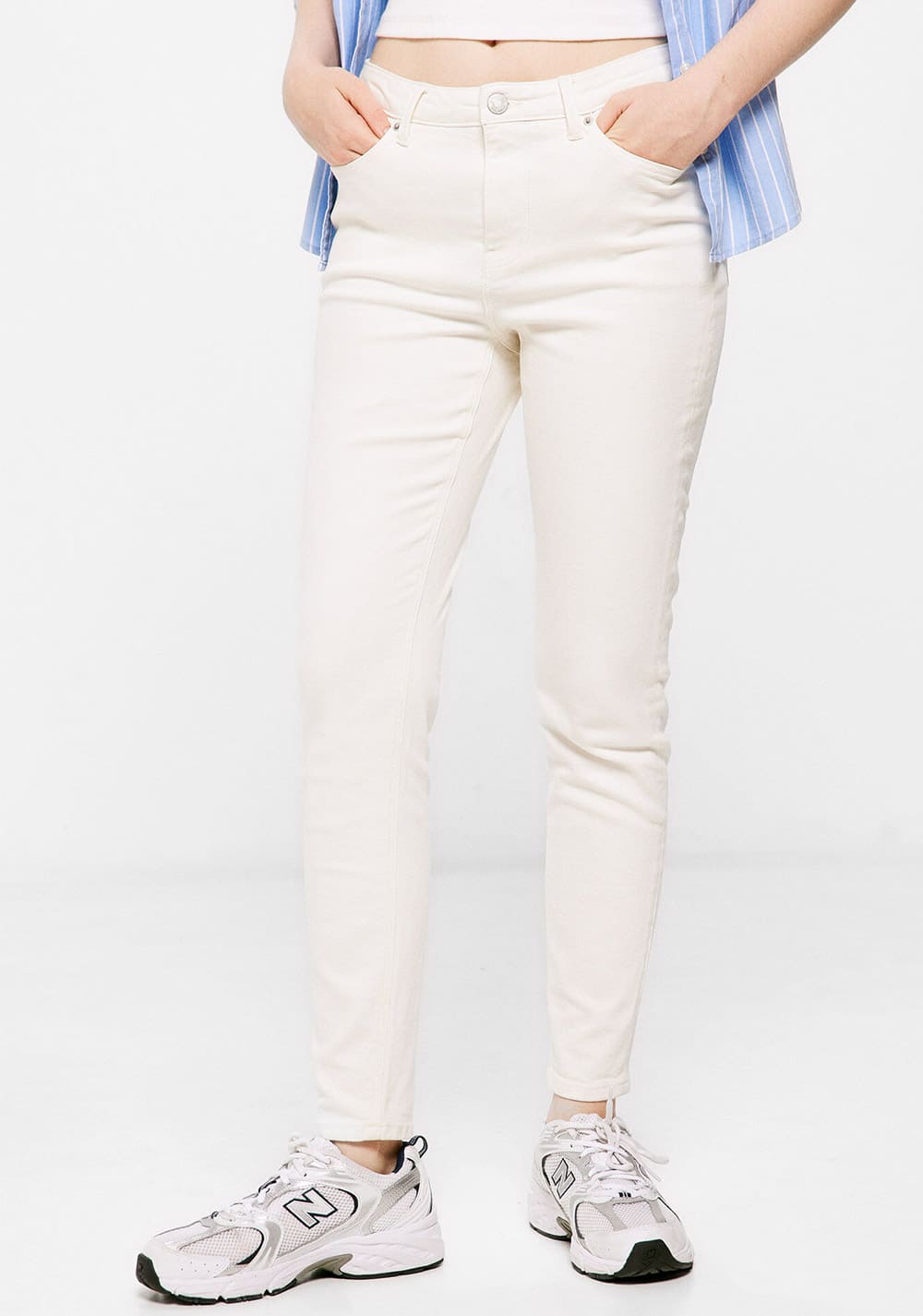 Jeans Color Slim Cropped Springfield Imagen Principal