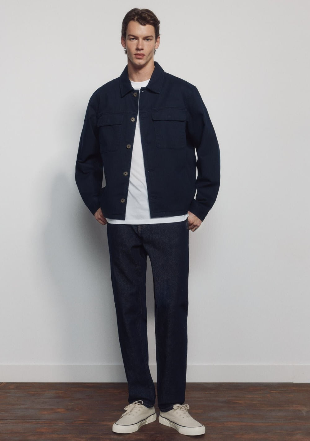 Jeans Efecto Lavado Desencolado Regular Fit Springfield 7