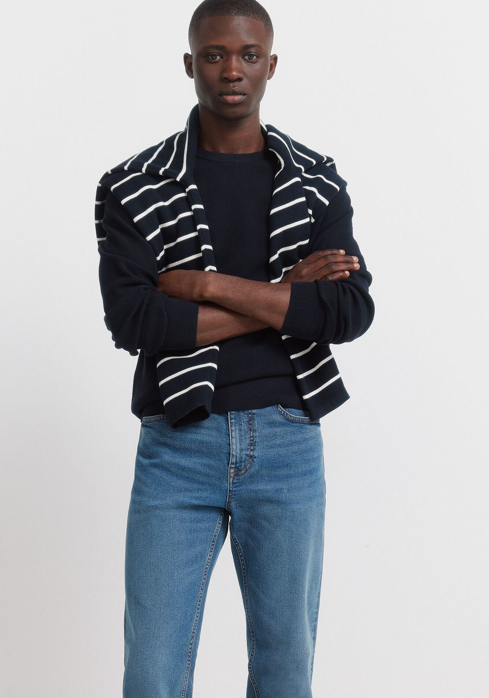 Jeans Efecto Lavado Medio Oscuro Skinny Fit Springfield 2