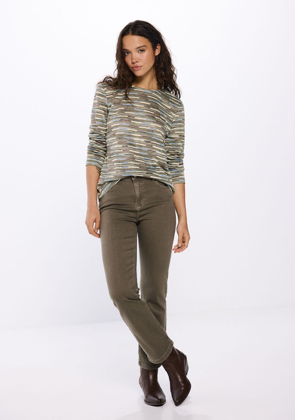 Jeans Kick Flare Color Springfield 7