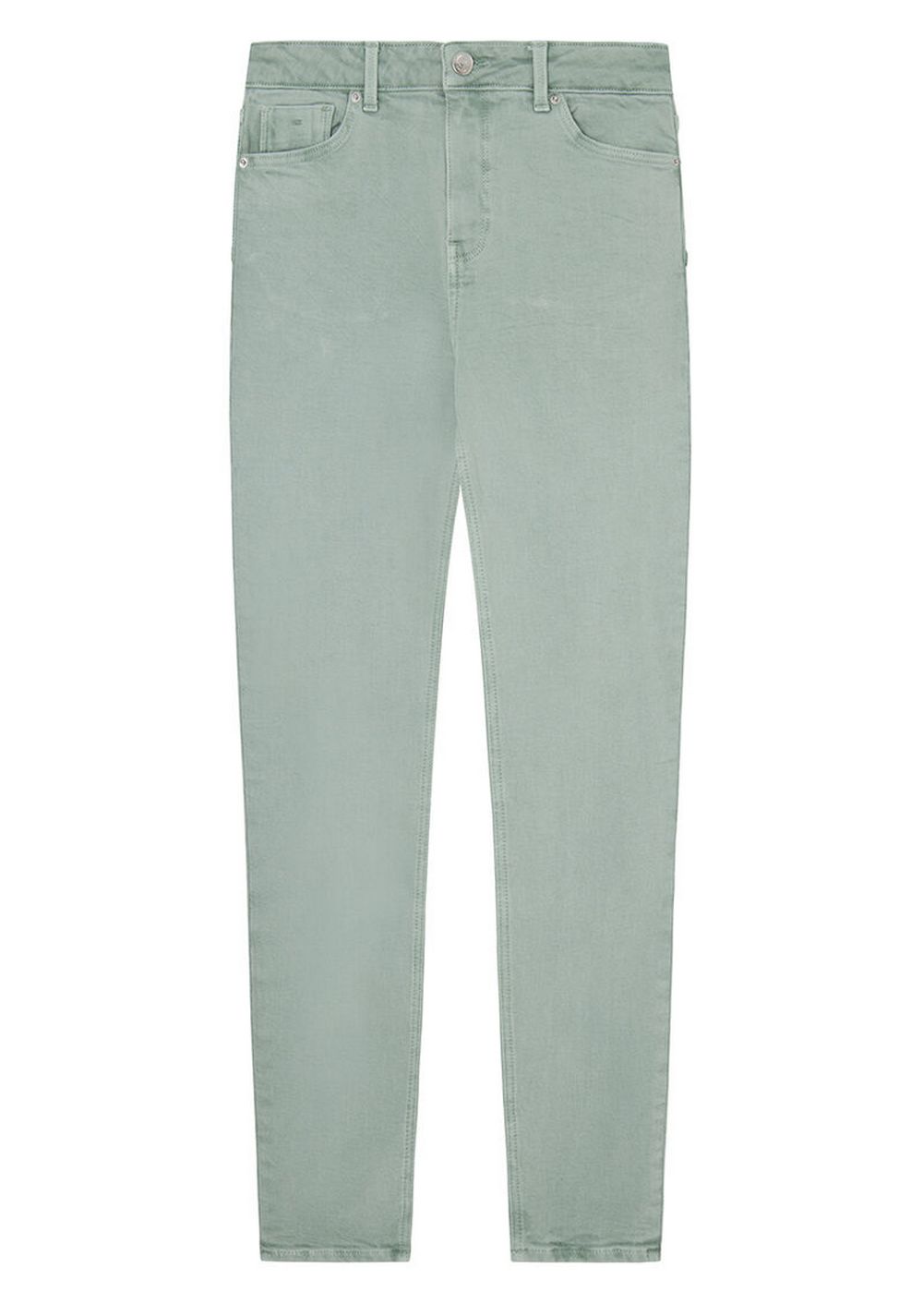 Jeans Slim Cropped Efecto Lavado Sostenible Springfield 9