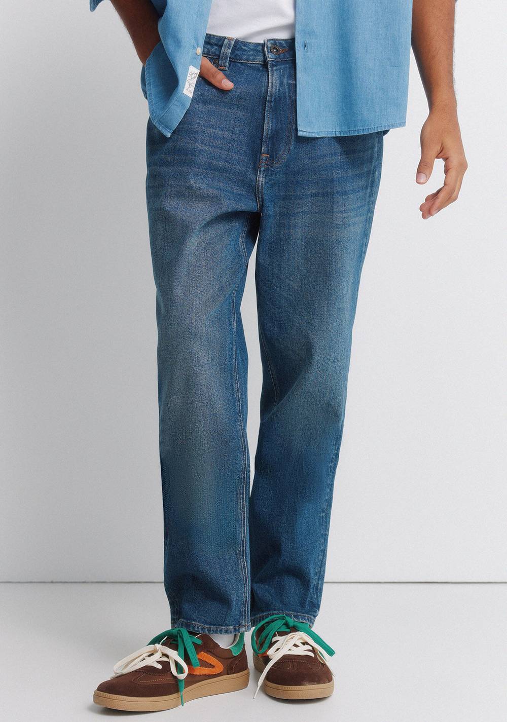 Jeans Sobreteñido Regular Fit Springfield
