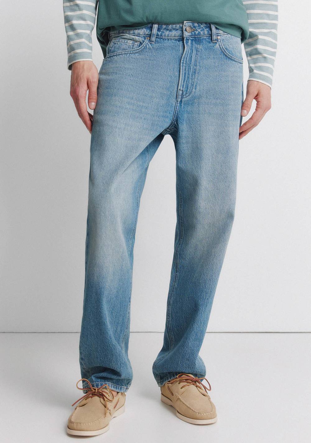 Jeans Sobretintado Straight Fit Springfield