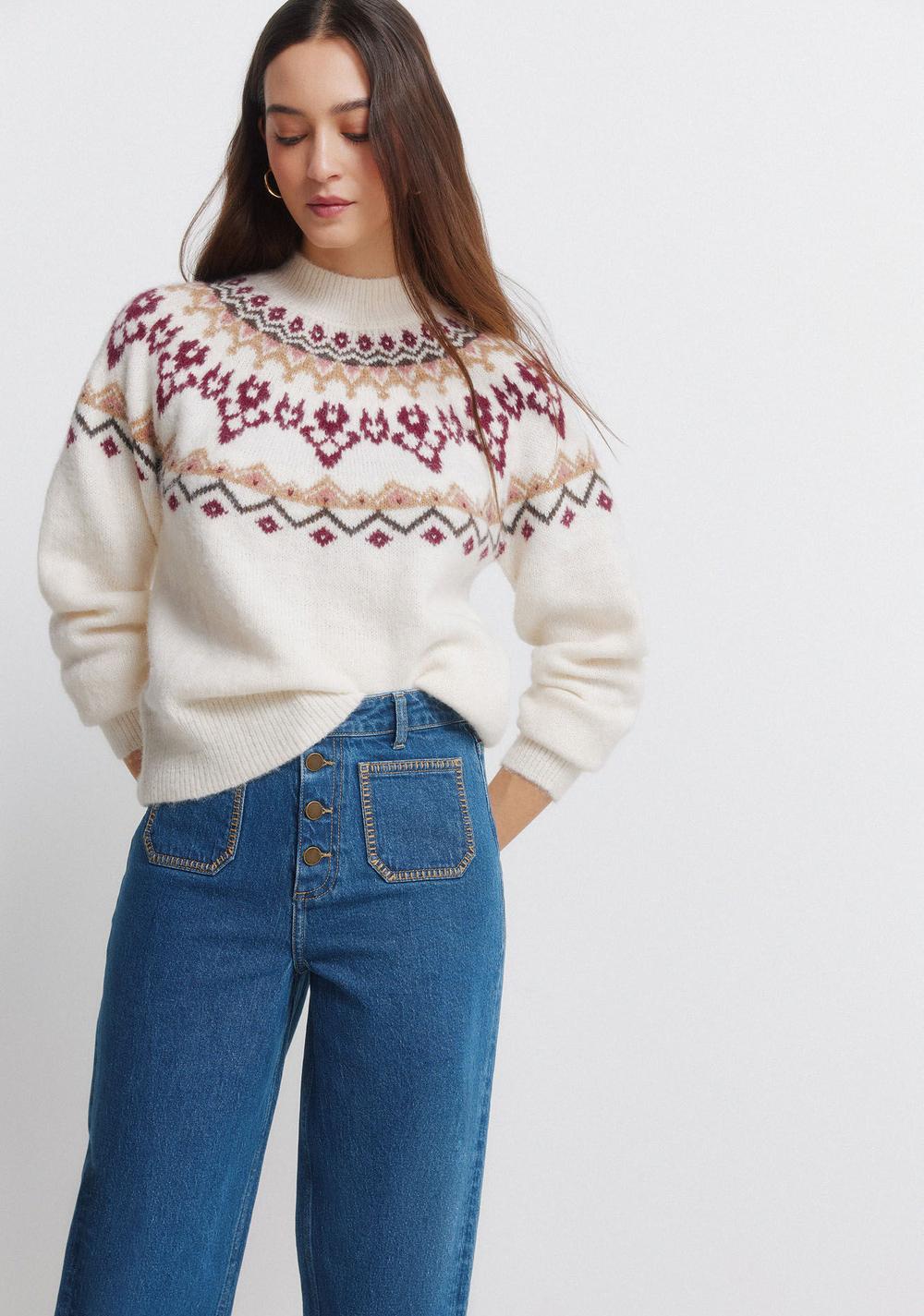 Jeans Súper Anchos con Bolsillos de Parche Springfield 2
