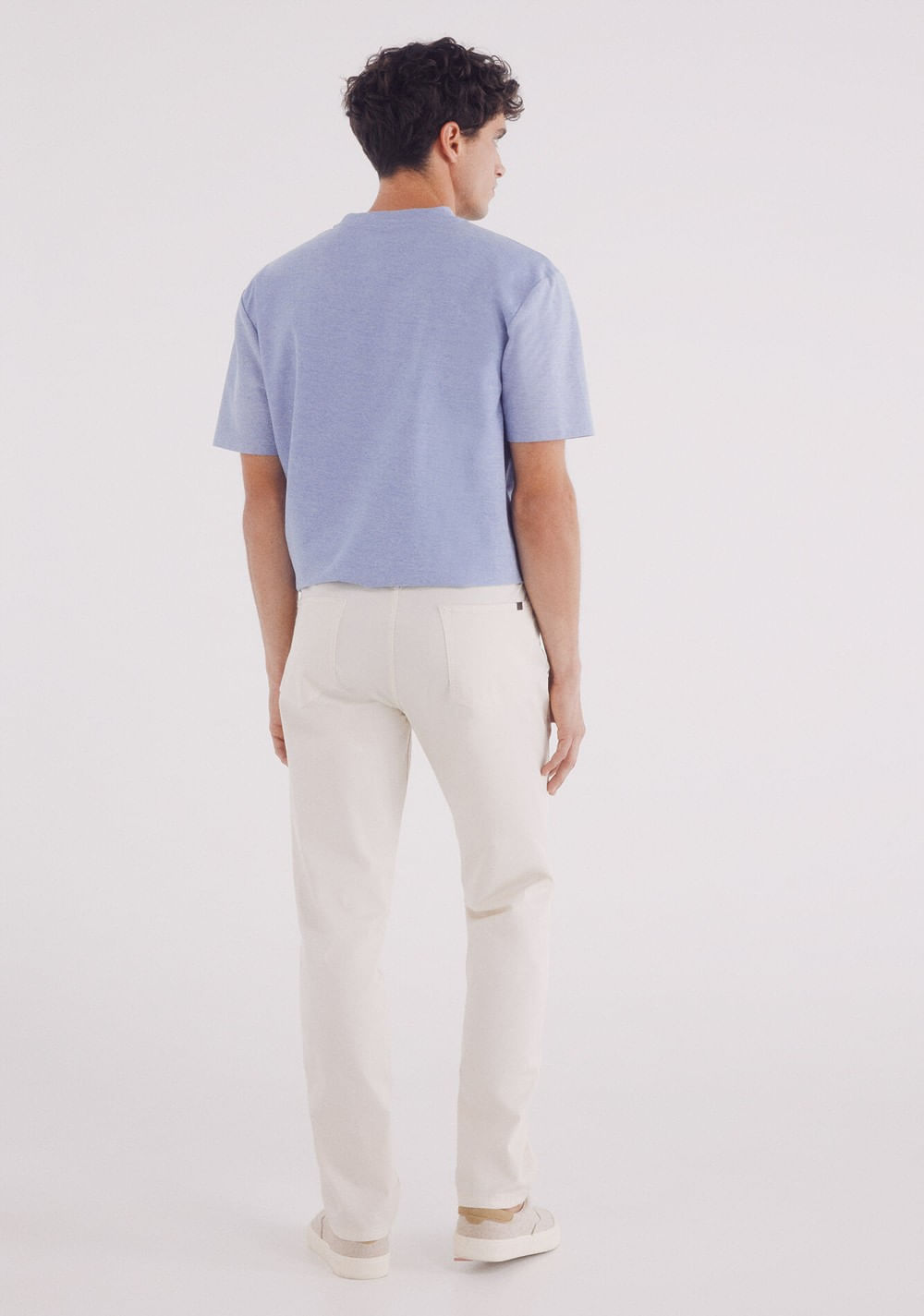 Pantalón 5 Bolsillos Ligero Efecto Lavado Slim Fit Springfield 4