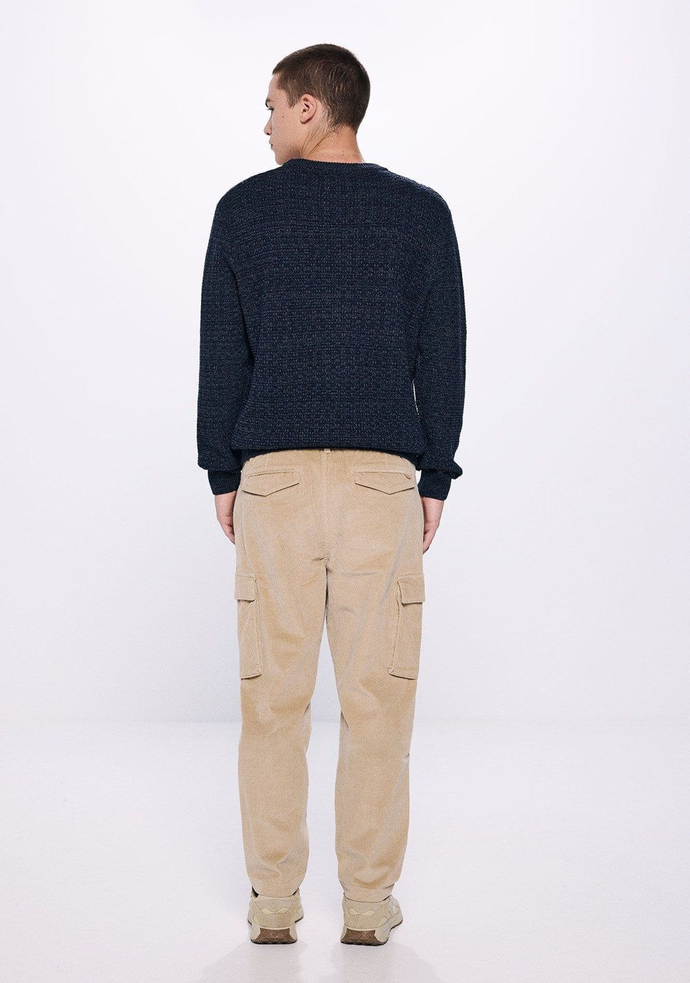 Pantalón Cargo Pana Slim Fit Springfield 3