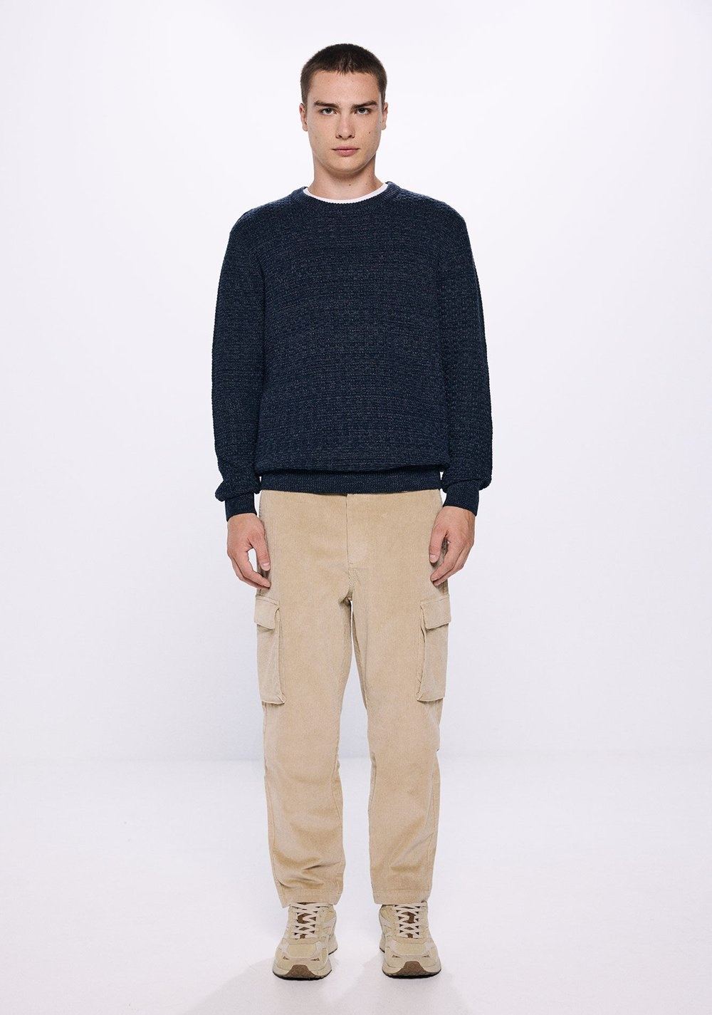 Pantalón Cargo Pana Slim Fit Springfield 8