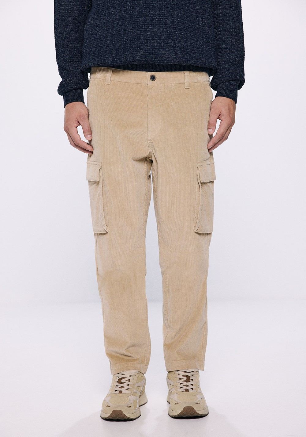 Pantalón Cargo Pana Slim Fit Springfield Imagen Principal
