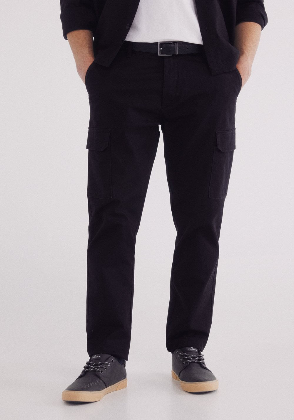 Pantalón Chino Cargo Comfort Slim Fit Springfield Imagen Principal