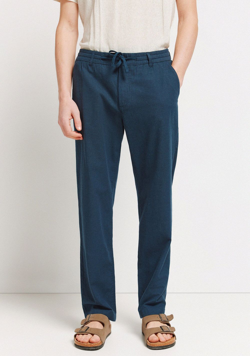 Pantalón Chino Comfort Fit de Lino Springfield
