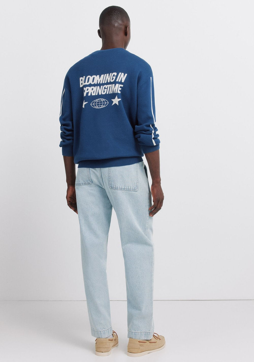 Pantalón Chino de Mezclilla Efecto Lavado Claro Springfield 4