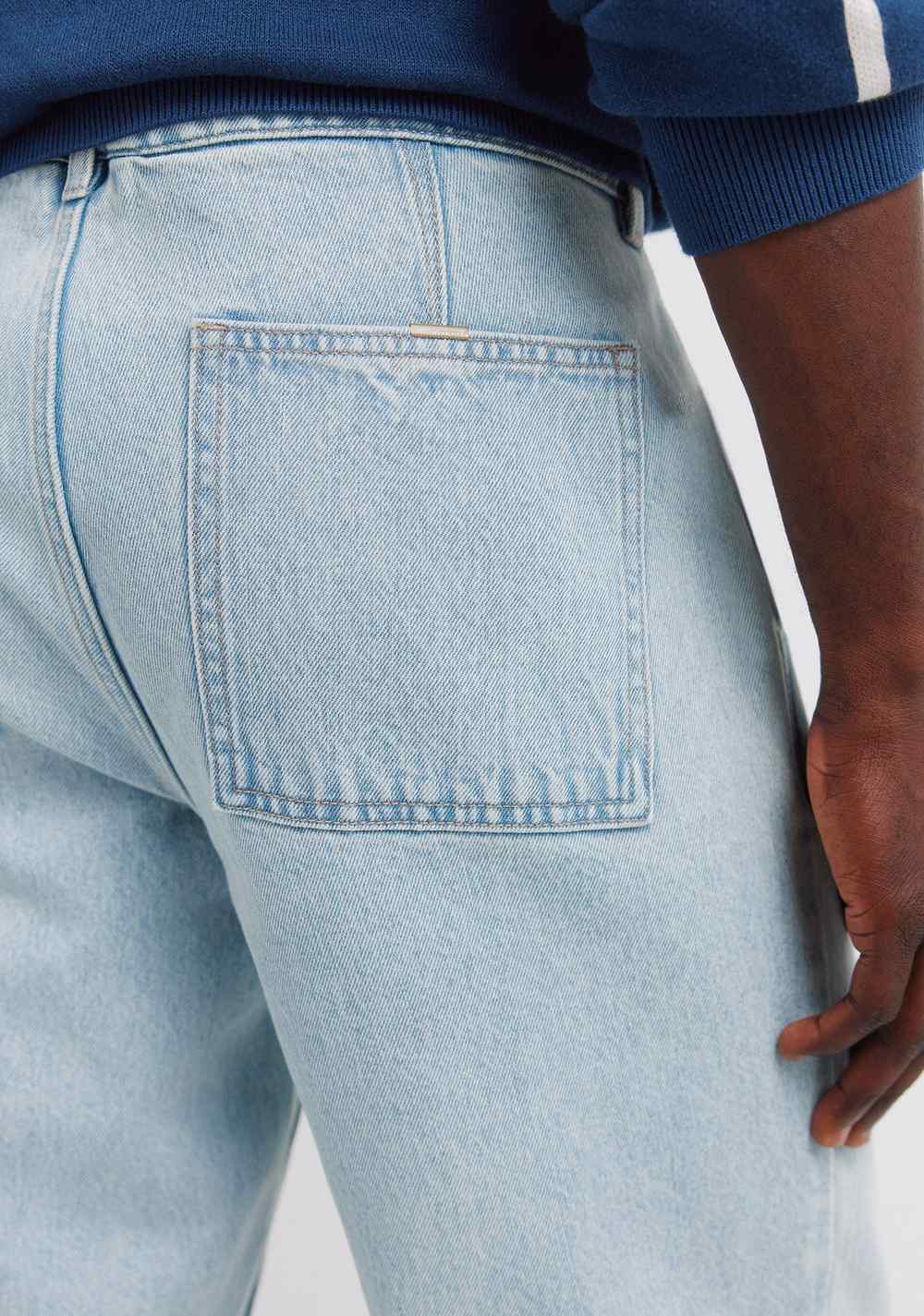 Pantalón Chino de Mezclilla Efecto Lavado Claro Springfield 5