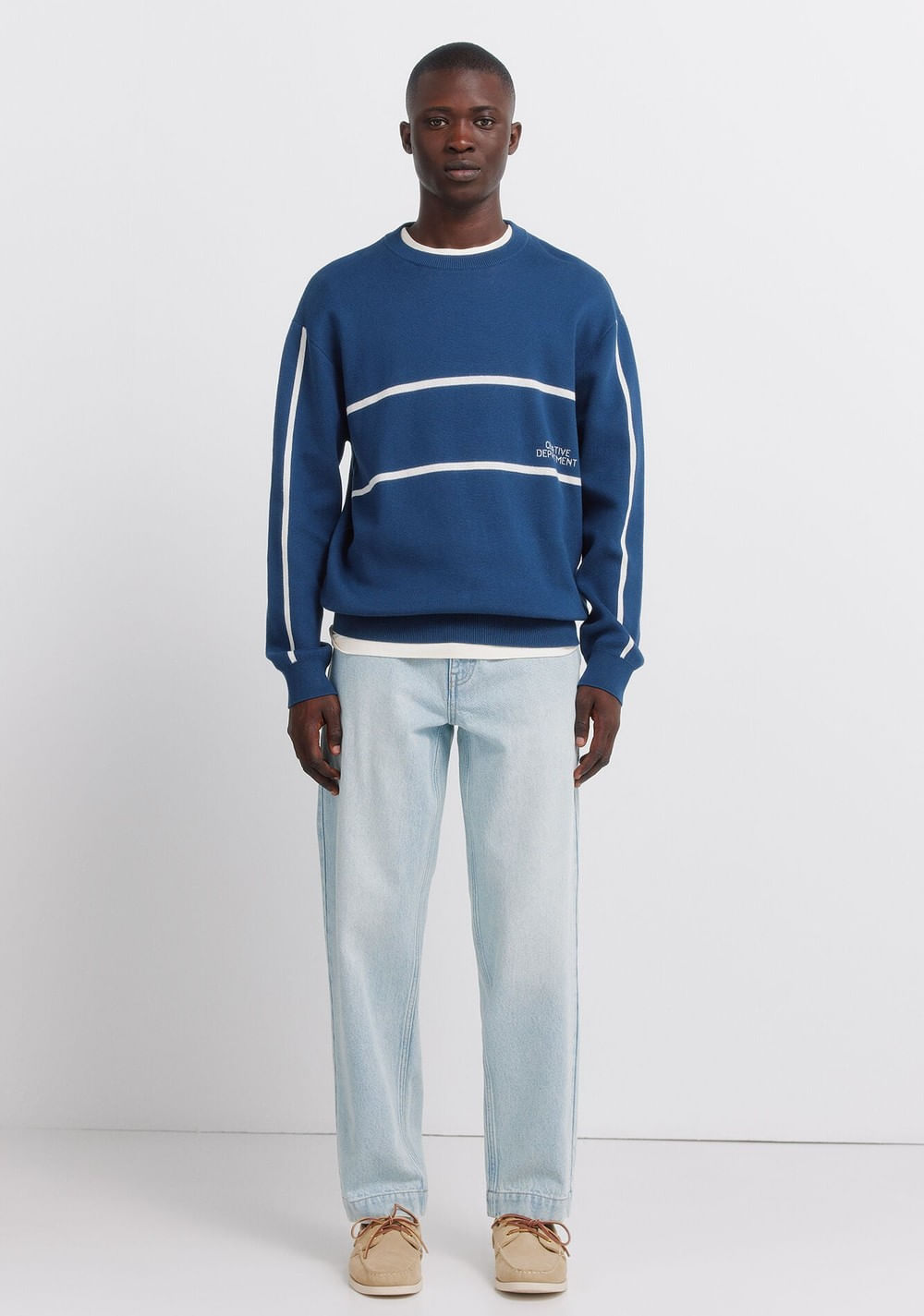 Pantalón Chino de Mezclilla Efecto Lavado Claro Springfield 6