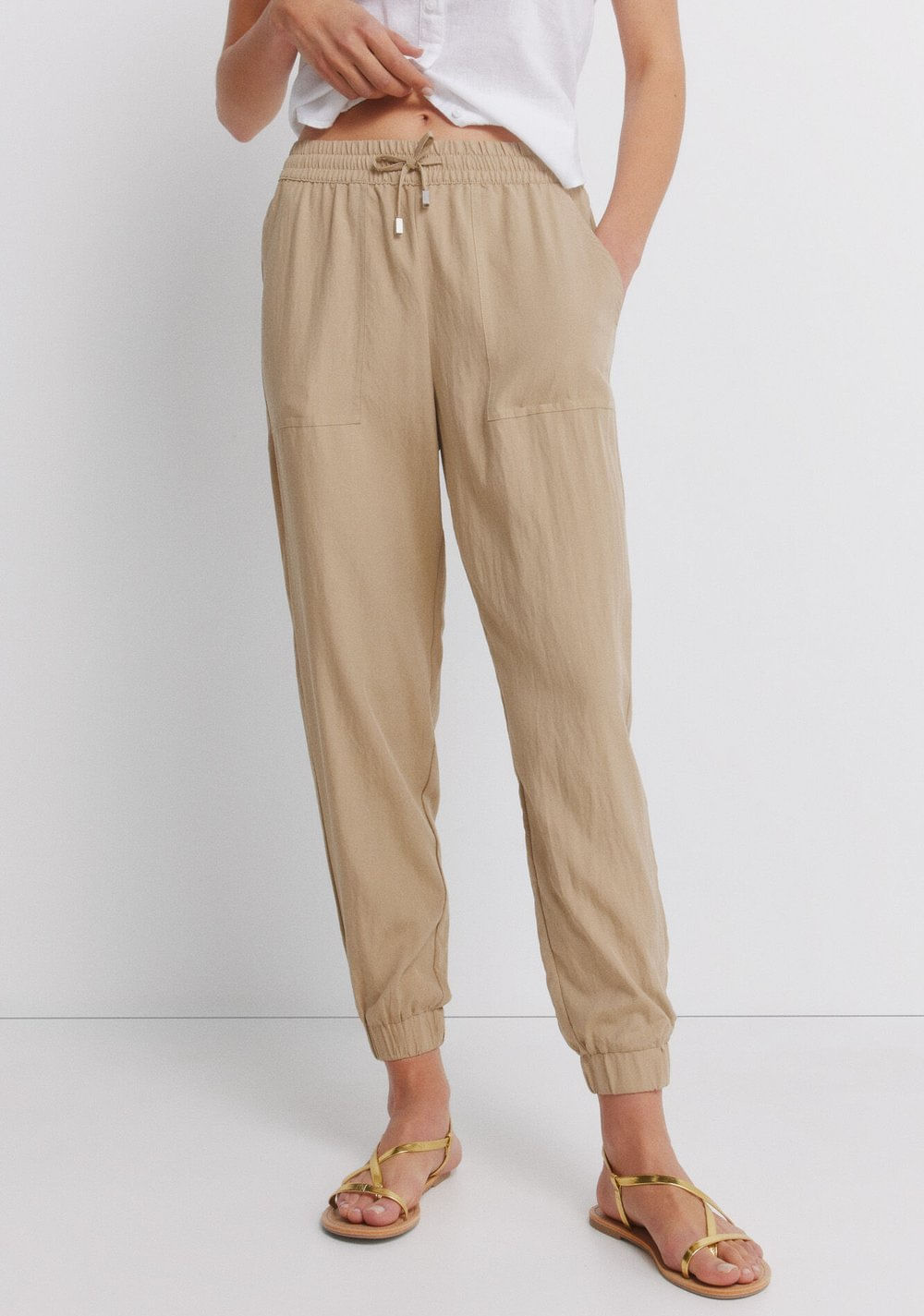 Pantalón Jogger con Elástico Springfield Imagen Principal