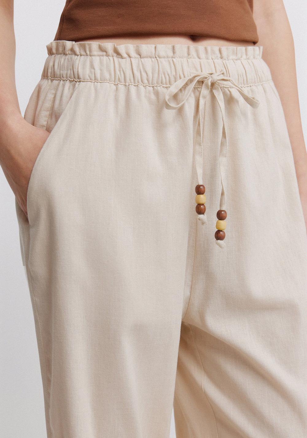 Pantalón Largo de Lino Springfield 3