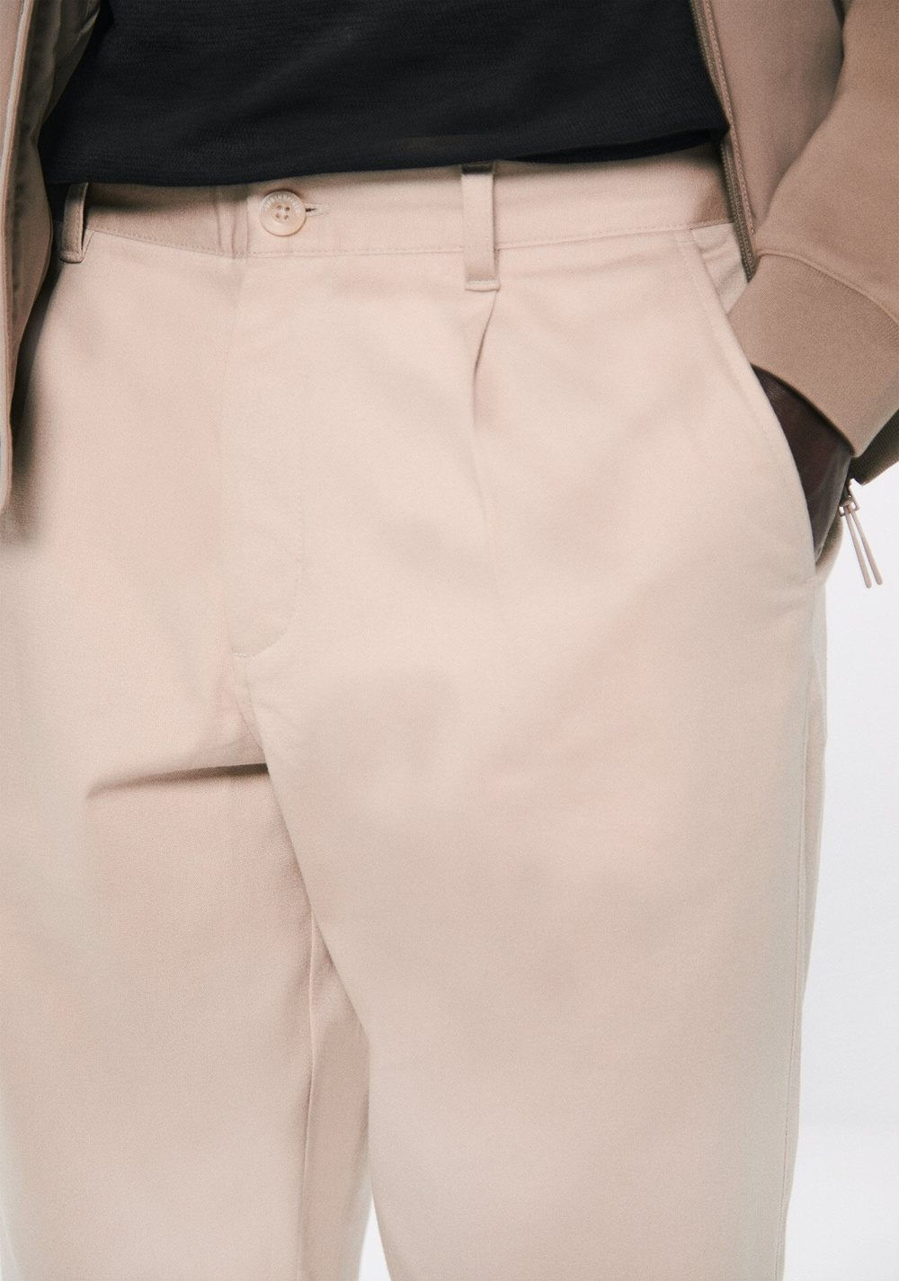 Pantalón Pliegues Wide Fit Springfield 3