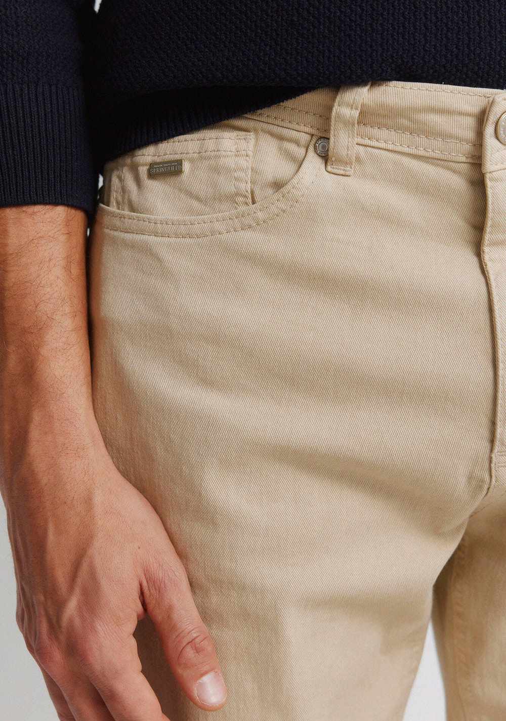 Pantalón Slim Fit de 5 Bolsillos Lavado Springfield 3