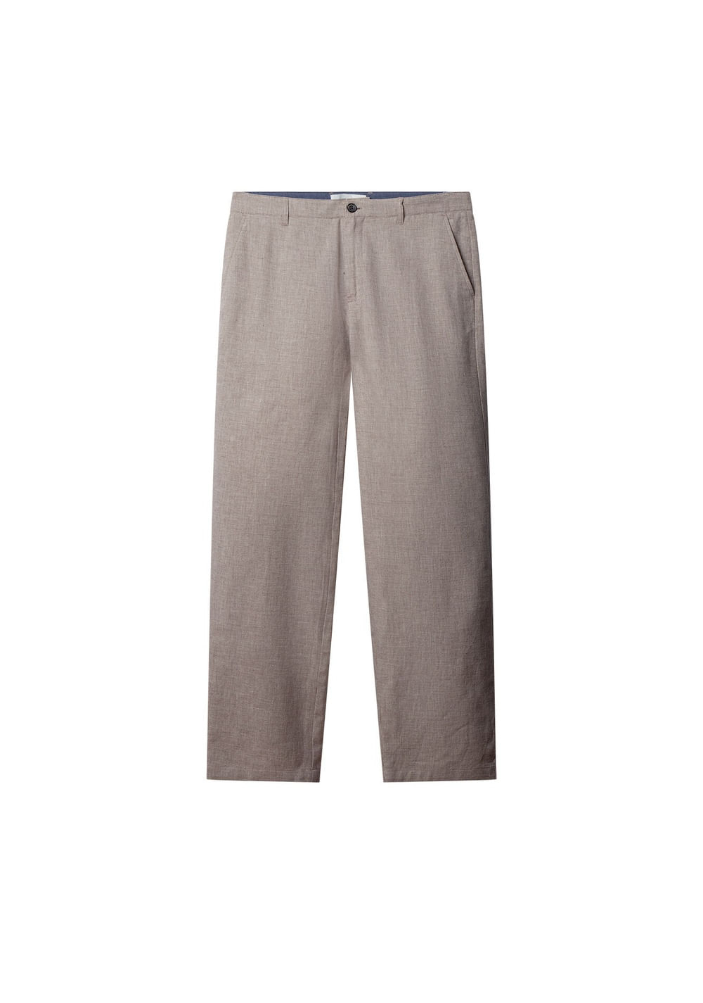 Pantalón Slim Fit Comfort de Lino con Estructura Springfield 6