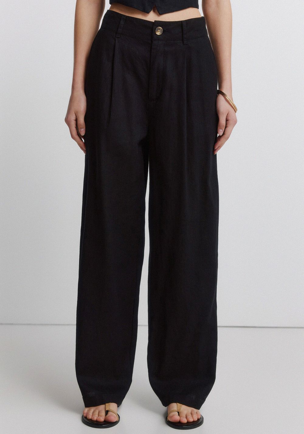 Pantalón Tailoring de Lino Springfield