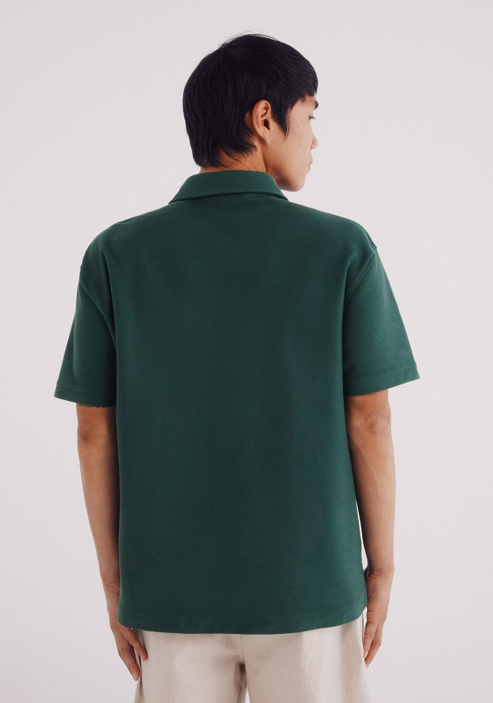 Polo Estructurado de Sarga de Corte Regular Springfield 2