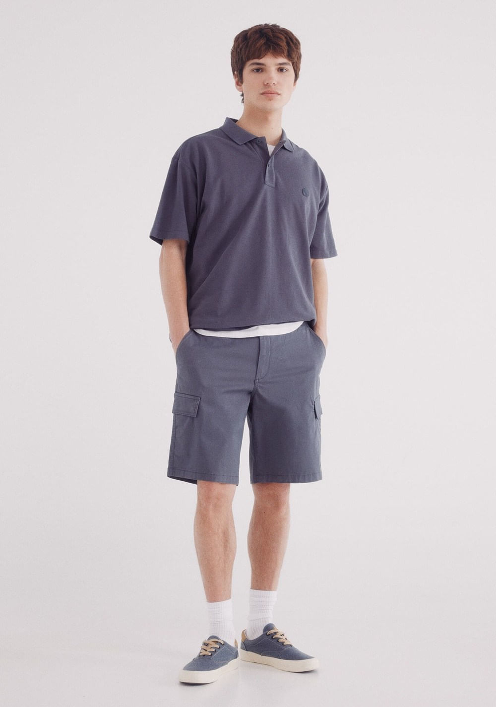 Polo Piqué Boxy Fit Springfield 3
