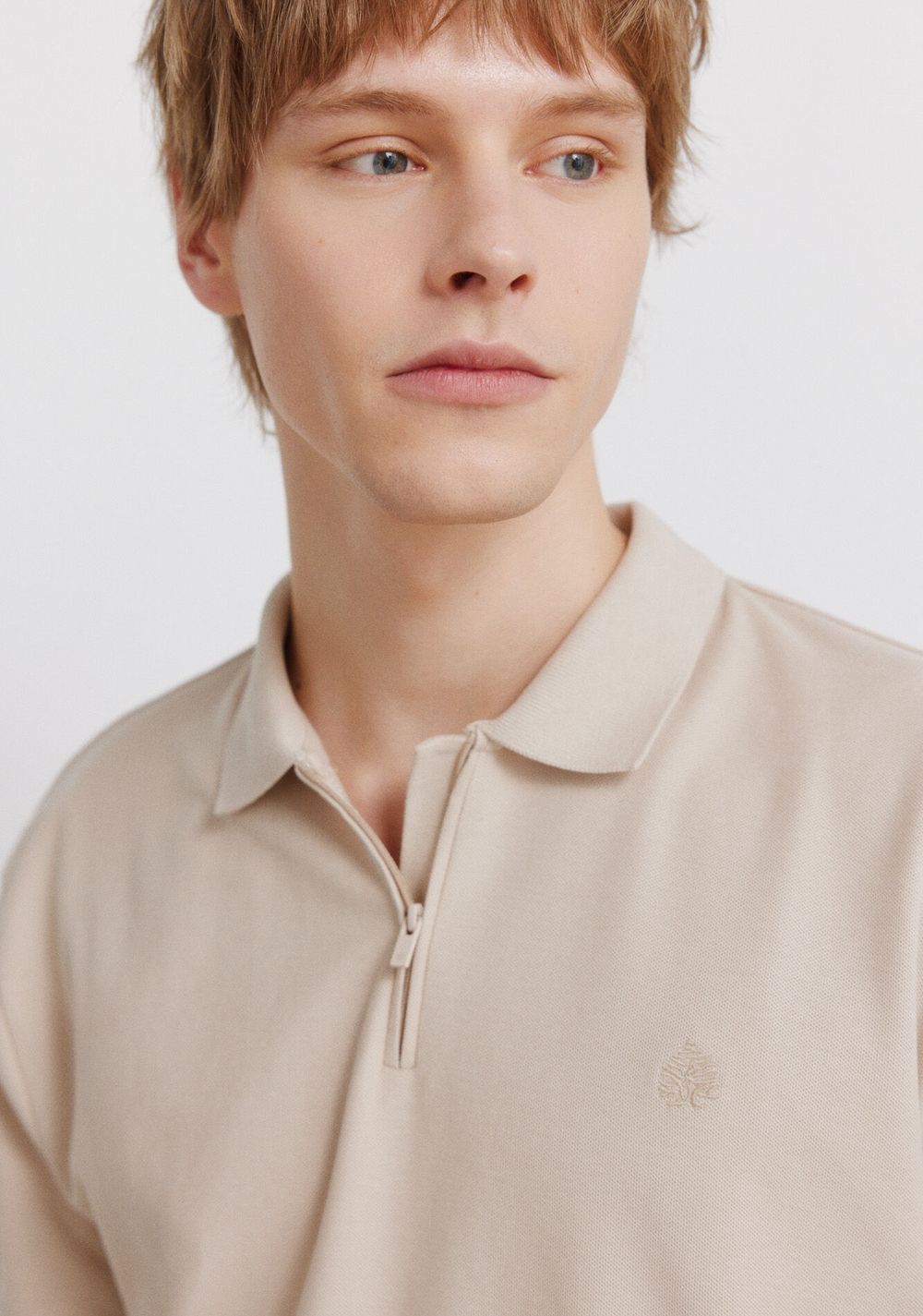 Polo de Piqué con Cierre Regular Fit Springfield 2