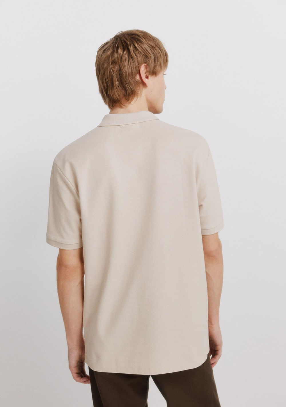 Polo de Piqué con Cierre Regular Fit Springfield 4