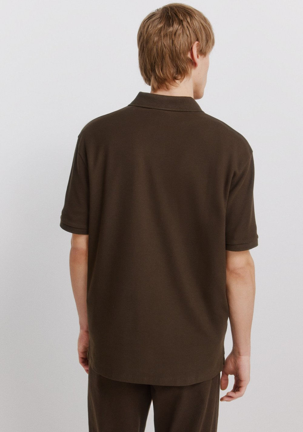 Polo de Piqué con Cierre Regular Fit Springfield 3