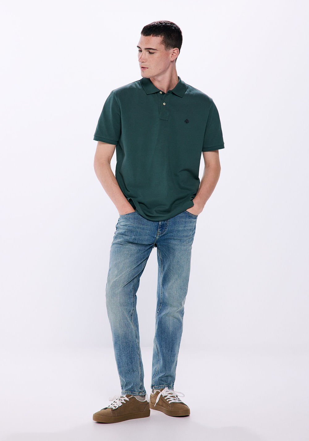 Polo Piqué Clásico Regular Fit Springfield 2