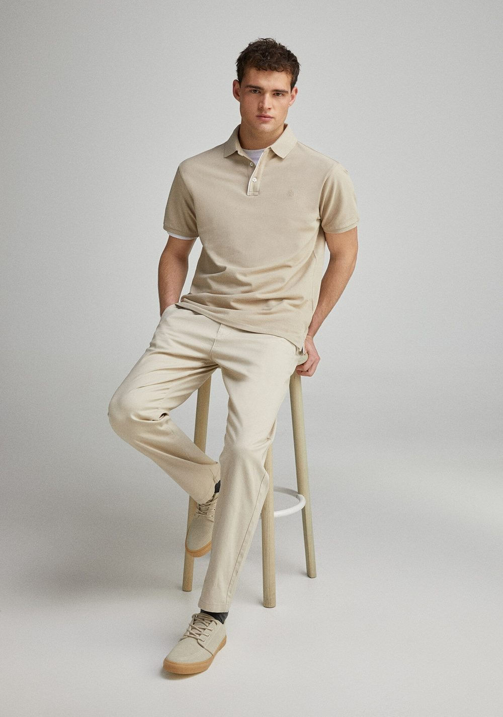 Polo Piqué Contraste Tapeta Slim Fit Springfield 3