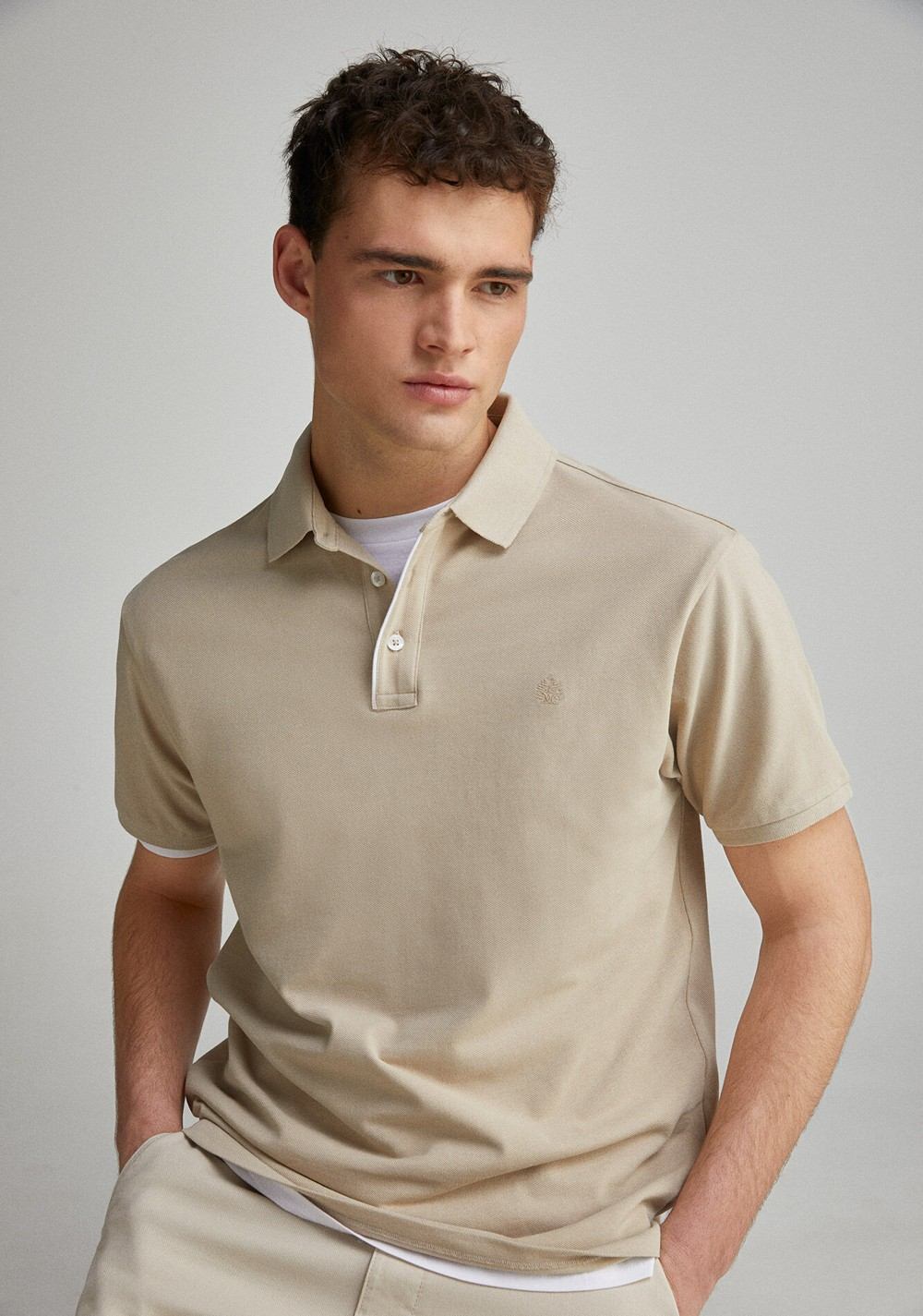 Polo Piqué Contraste Tapeta Slim Fit Springfield 4