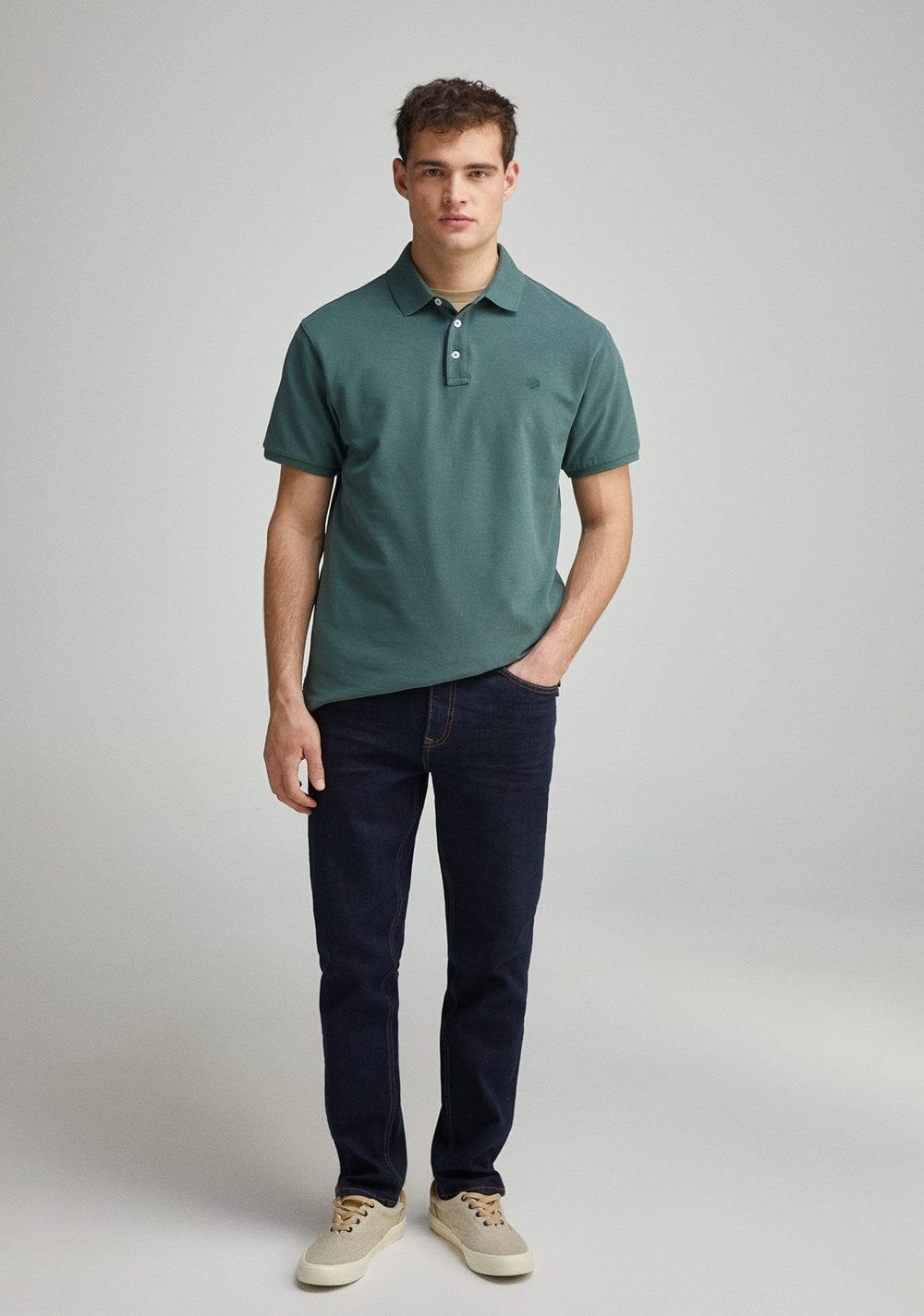 Polo Piqué Contraste Tapeta Slim Fit Springfield 3