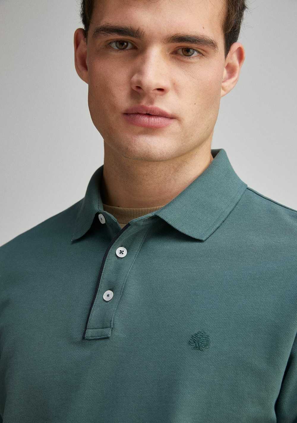 Polo Piqué Contraste Tapeta Slim Fit Springfield 4