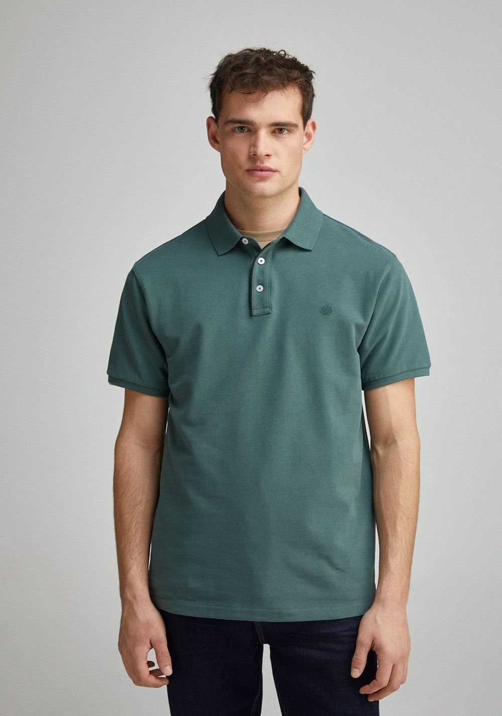 Polo Piqué Contraste Tapeta Slim Fit Springfield Imagen Principal