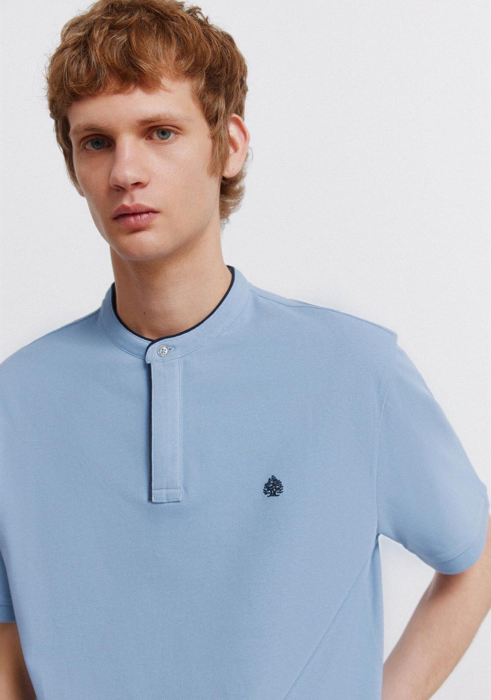 Polo de Piqué Cuello Mao Slim Fit Springfield 4
