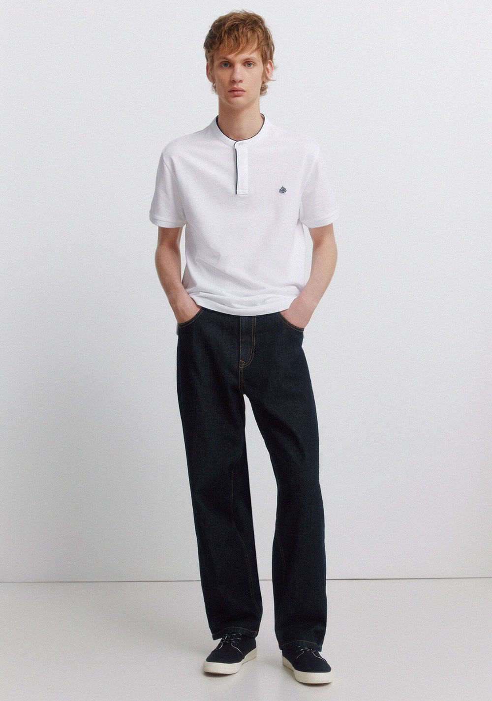 Polo de Piqué Cuello Mao Slim Fit Springfield 2