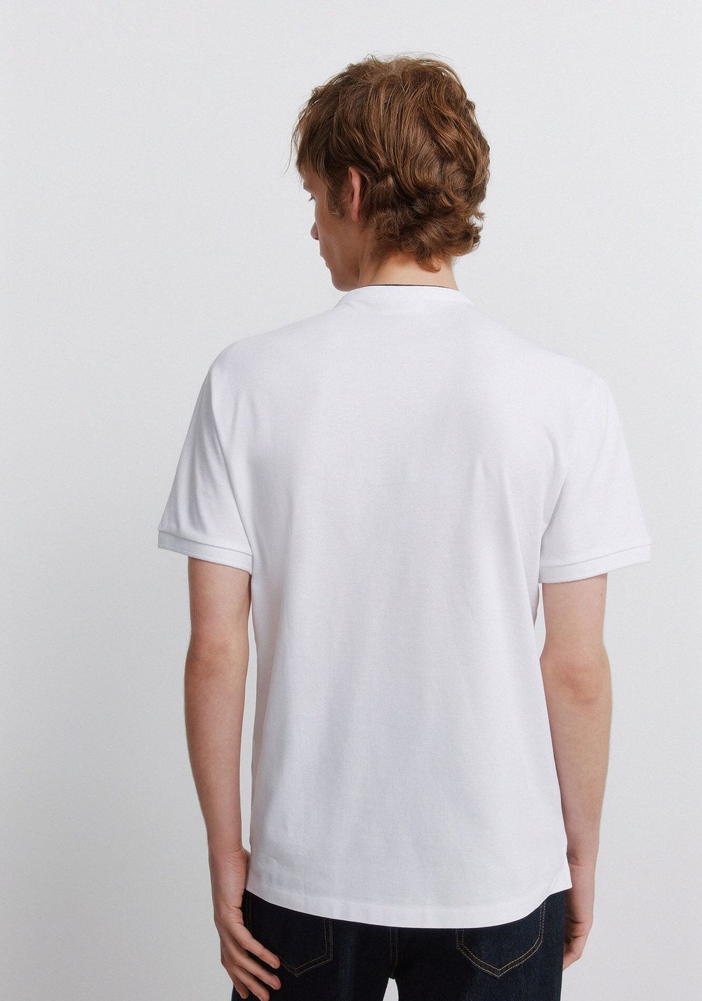 Polo de Piqué Cuello Mao Slim Fit Springfield 3
