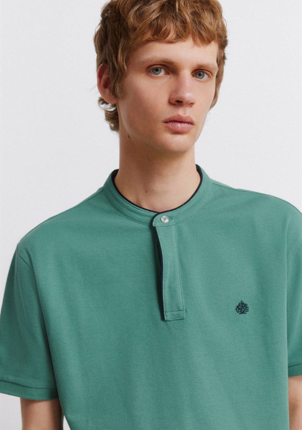 Polo de Piqué Cuello Mao Slim Fit Springfield 4